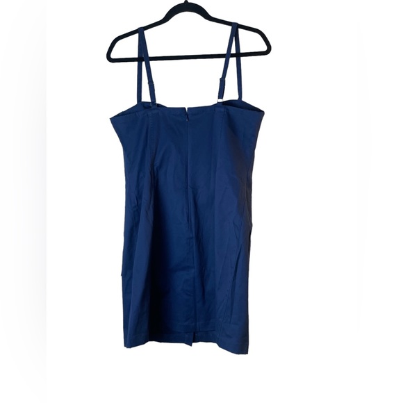 J CREW MONA SHEATH DRESS MEDITERRANEAN NAVY BLUE NWT SZ  10 - Picture 3 of 8